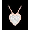 18K Diamond Heart-In Shaped Pendant